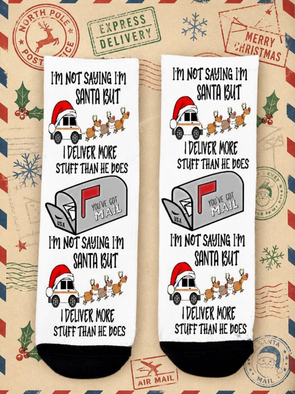 I'm Not Saying I'm Santa Ankle Socks